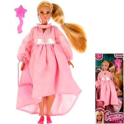 Кукла Карапуз 66001-BF2-SPS-BB София 29 см plus size, руки и ноги сгиб, акс - фото 69911212