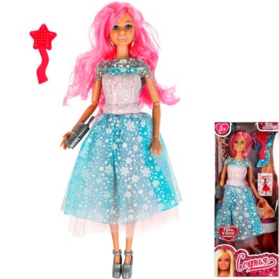 Кукла Карапуз 66001-BF31-S-BB София 29 см руки и ноги сгиб, акс - фото 69911222