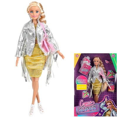 Кукла Карапуз SFS-14-BB-B-WOD София 29см, руки и ноги сгиб. - фото 69911495