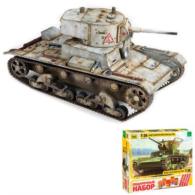 Сборная модель 3538ПН Танк Т-26 - фото 69911550
