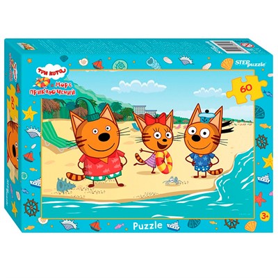 Пазл 60 Три кота 81235 Степ /48/ - фото 69911704