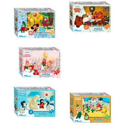 Пазл 54 Мультгерои - 1 71195 Степ /240/ - фото 69911731