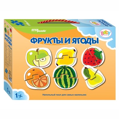 Пазл напольный Фрукты и ягоды 70112 Степ /6/ - фото 69911754