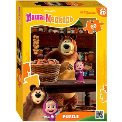 Пазл 60 Маша и Медведь. Лесные истории 81256 Степ - фото 69911784