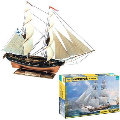 Сборная модель 9067 Бриг "Меркурий" - фото 69911820