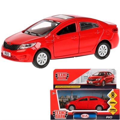 Модель RIO-RD KIA RIO красный Технопарк в коробке - фото 69912001