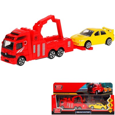 Модель 1615077-R Эвакуатор 11,5 см, подв.дет., ассорт. Технопарк - фото 69913464