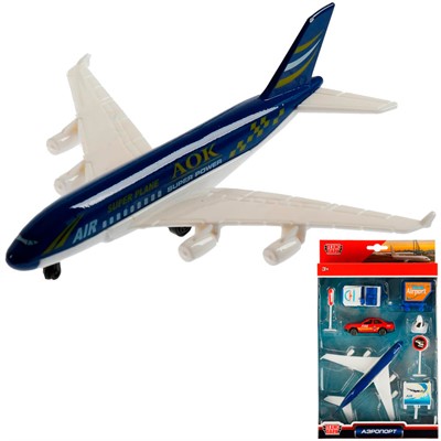 Модель 89730-R Аэропорт в ассортименте Технопарк  в коробке - фото 69913484