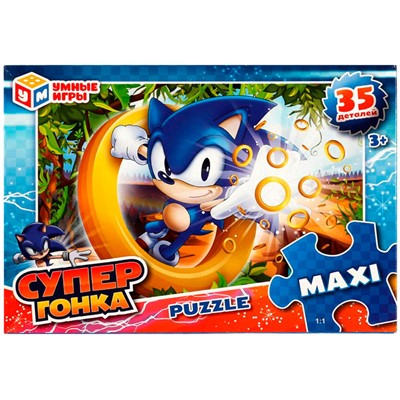 Пазл 35 Макси Супергонка 4650250554288 - фото 69914055