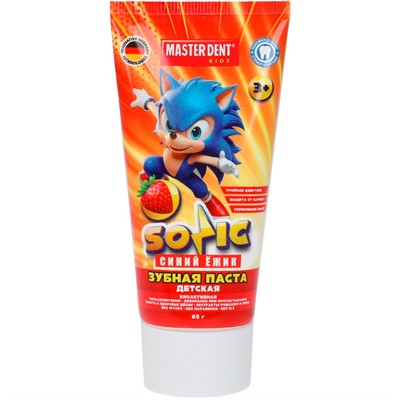 Зубная паста sonic клубника 65 гр MASTER DENT 119125-SNK - фото 69914305