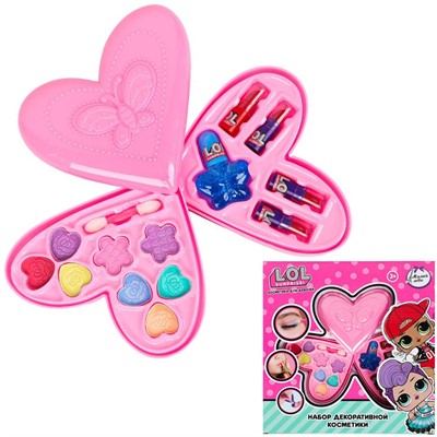 Набор косметики: Лол тени д/век, помада д/губ, лак д/ногтей МИЛАЯ ЛЕДИ 119835-LOL-ML - фото 69914733