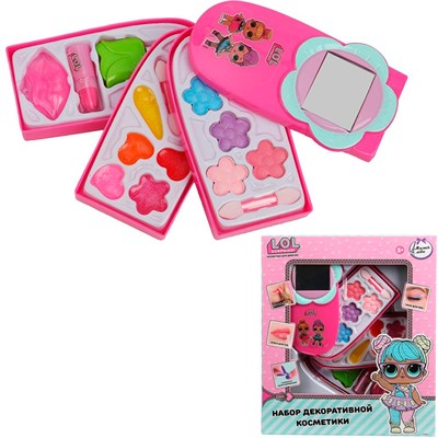 Набор косметики Лол тени д/век, лак д/ногтей, блеск д/губ, помада д/губ, МИЛАЯ ЛЕДИ 117260-LOL-ML-WOT - фото 69915056
