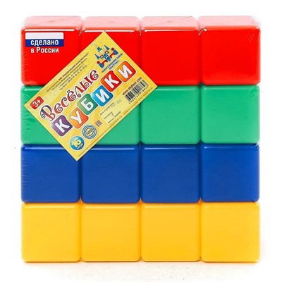 Набор Веселые кубики 16 дет. /Новокузнецк/ - фото 69915231