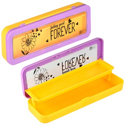 Пенал пластик Ромашка 65336 - фото 69915666