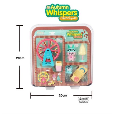 Игровой набор HY-078B питомцы в парке атракционов. с аксесс., в кор. - фото 69915991