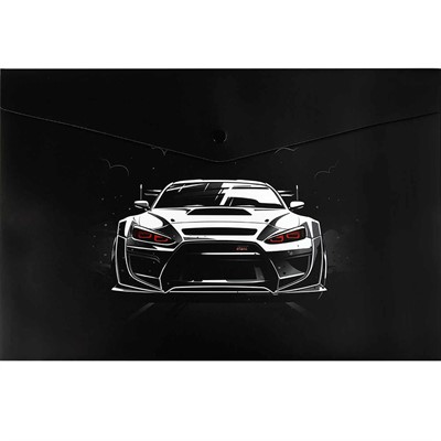 Папка для тетрадей на кнопке 1 отделение Финиш 69305 - фото 69916185