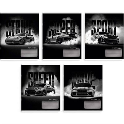 Тетрадь 12 л. клетка Форсаж 70902 - фото 69916276