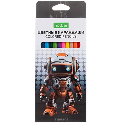 Карандаши цветные 12 цв. ECO Робо CS_084395 Hatber - фото 69916561