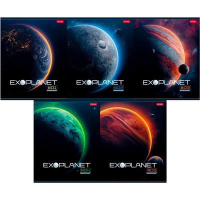 Тетрадь 80 л. клетка Exoplanet 80Т5лВ1 Hatber - фото 69916565