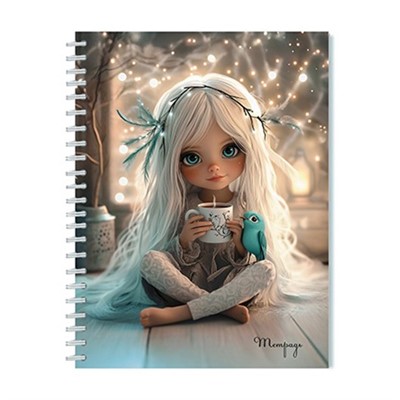 Тетрадь 40 л. линия Голубоглазка С0155-04 - фото 69916688