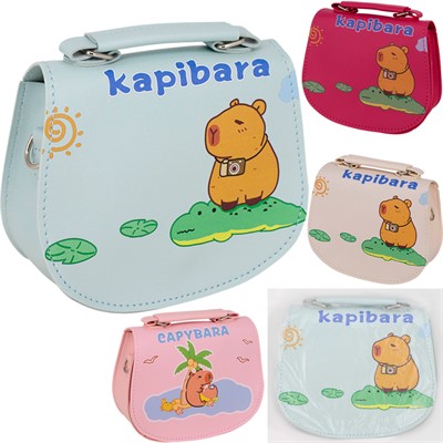 Сумка детская 17.5*13.5*6.5 см FG250920585C Капибара цвет в ассорт. - фото 69916792