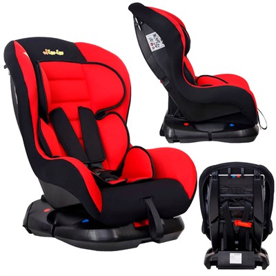 Автокресло Еду-Еду KS 303, гр.0+/I, темно-серый, темно-красный KRES3789 - фото 69917140