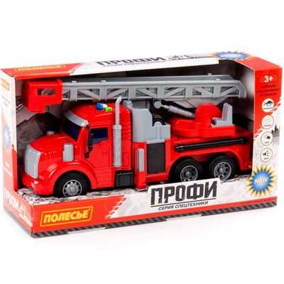 Автомобиль пожарный Профи №2 инерционный со светом и звуком в коробке 54538 П-Е /8/ - фото 69917220