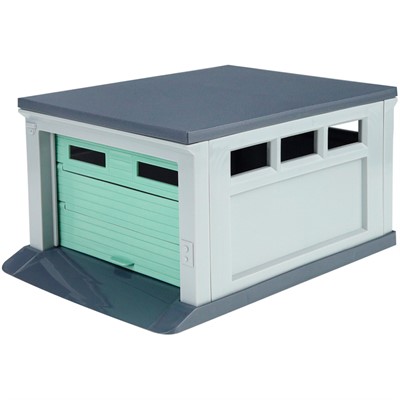 Гараж для машинок (серый,мятный) ГИМ-0977 - фото 69917297