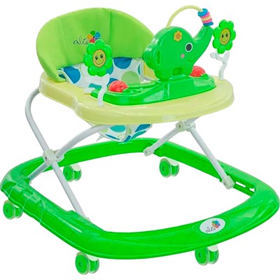 Ходунки JUMBO C 6 колес муз. ALIS зеленый 611С /7/ - фото 69917395
