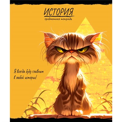 Тетрадь 48 л. клетка ИСТОРИЯ «ПРО ХВОСТ» 48-2479 - фото 69917427