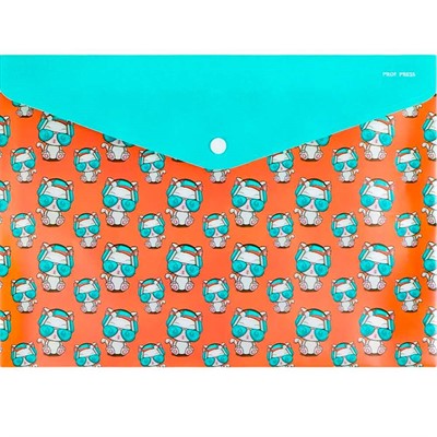 Папка-конверт на кнопке А4, 180мкм, BOY ПК-3033 - фото 69917716