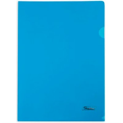 Папка-уголок А4ф 180мкм Синяя 040030 - фото 69917866