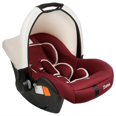 Автокресло ZLATEK "Colibri" темно-красный lux, гр. 0+ KRES4038 - фото 69917919