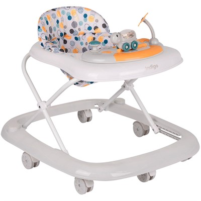 Ходунки TURTLE 7 колес, свет, муз. серый W5701G - фото 69917922