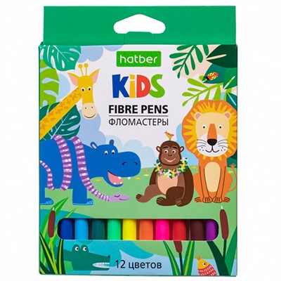 Фломастеры 12 цв.  "ECO" Африка FP_078345  Hatber - фото 69918051