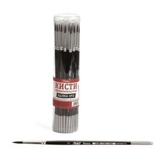 Кисть Белка №3 круглая 03010 Hatber - фото 69918255