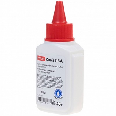 Клей ПВА 45 гр. GL_078559 Hatber - фото 69918261