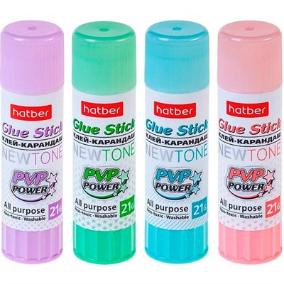 Клей карандаш 21гр NEWtone GS_067213 Hatber - фото 69918299