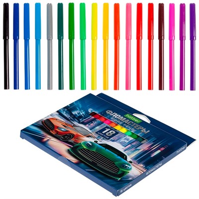 Фломастеры 18 цв. ECO ДрифтFP_089908 Hatber - фото 69918425