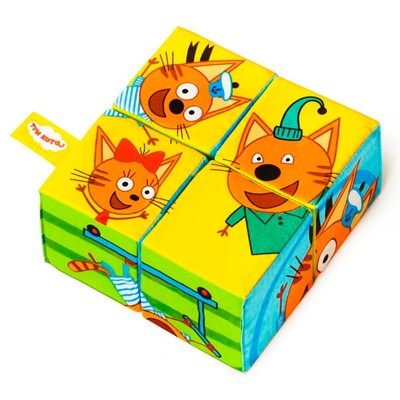 Мякиши кубики Три Кота. Собери картинку 768 - фото 69918730