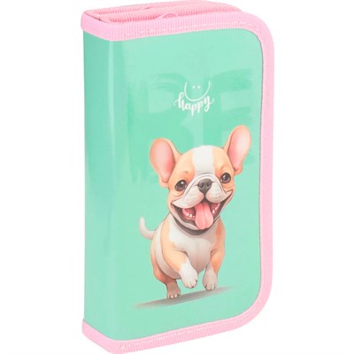 Пенал 2-секц, большой ВЕСЁЛЫЙ БУЛЬДОГ 190х105 ПН-1731 - фото 69918744