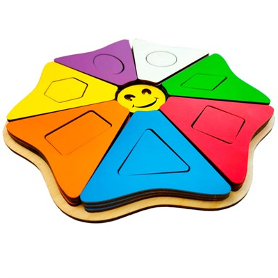 Деревянный Сортер Семицветик 07022 - фото 69919350