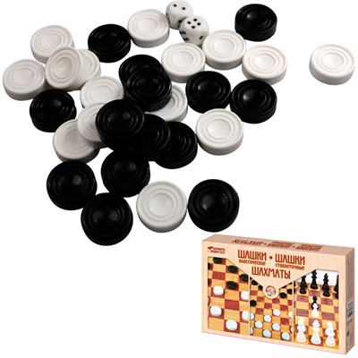 Шашки классические,Шашки стоклеточные,Шахматы (большие) 03873 - фото 69919373