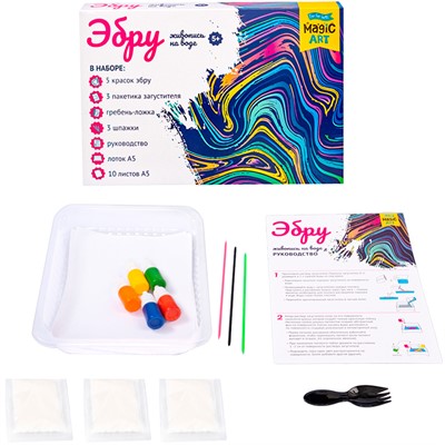 Набор для творчества Набор для рисования на воде Эбру серия Magic ART 05158 - фото 69919475