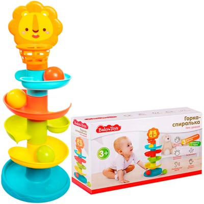 Игрушка Горка-спиралька. Пять уровней Baby toys 70009 - фото 69919720
