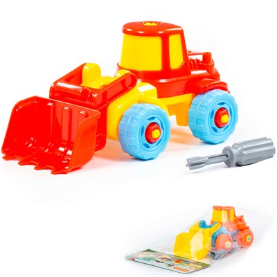 Конструктор-транспорт Погрузчик 20эл. в пак 77103 П-Е /12/ - фото 69920238