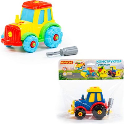 Конструктор Макси Трактор 20 эл. в пак. 77769 П-Е /14/ - фото 69920244