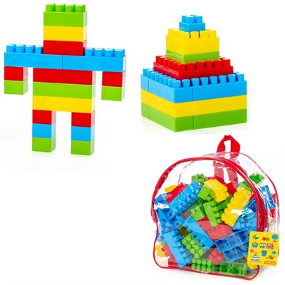 Конструктор Гигант 100 эл. в рюкзаке. П-Е/6/ - фото 69920259