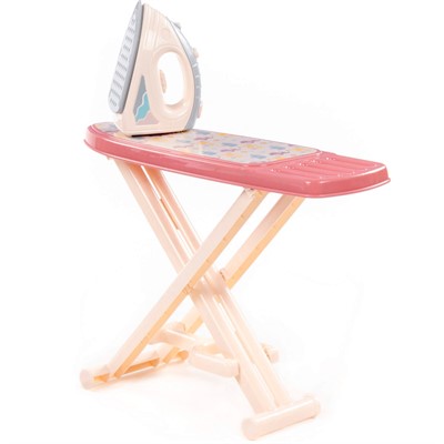 Набор игровой Утюжок №3 с гладильной доской коралловый в сетке 67460 П-Е /8/ - фото 69920632