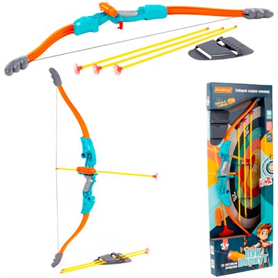 Лук "Беркут", стрелы (3 шт), колчан 66781 П-Е /4/ - фото 69920698